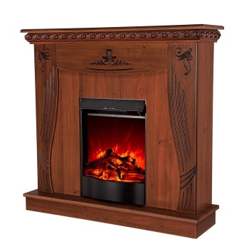 Semineu electric decorativ cu mobilier, Napoli & Corsica, Nuc, Art Flame 1100 x 1035 x 300
