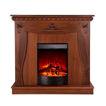 Semineu electric decorativ cu mobilier, Napoli & Corsica, Nuc, Art Flame 1100 x 1035 x 300