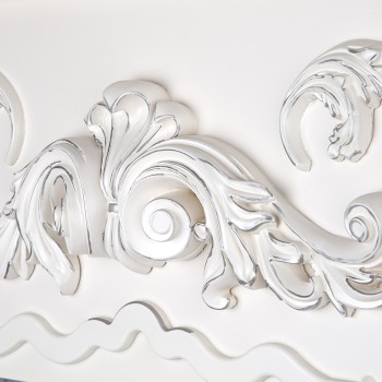 Semineu electric decorativ cu mobilier, Miraj mini & Tomas, Crem, Flacara multicolora, Art Flame 1200 x 1050 x 320