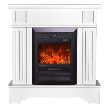 Semineu electric decorativ cu mobilier, Marina extra & Cristina, Alb, Art Flame 1034 x 1092 x 300