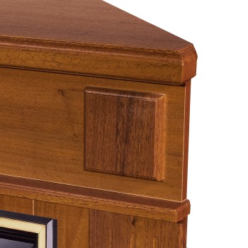 Semineu electric decorativ cu mobilier, Marina colt & Galileo Gold, Nuc, Art Flame 1000 x 1000 x 500