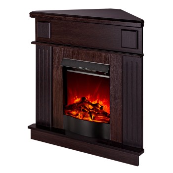 Semineu electric decorativ cu mobilier, Marina colt & Corsica, Wenge, Art Flame 1000 x 1000 x 500