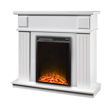 Semineu electric decorativ cu mobilier, Marina & Miriam, Alb, Art Flame 1034 x 997 x 270