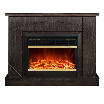 Semineu electric decorativ cu mobilier, Madeira & Mars, Wenge, Art Flame 1100 x 850 x 270