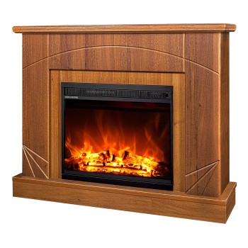 Semineu electric decorativ cu mobilier, Madeira & Lorance, Nuc, Flacara multicolora, Art Flame 1100 x 850 x 270