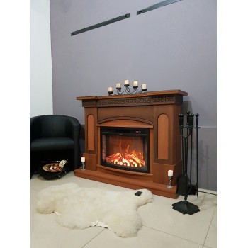 Semineu electric decorativ cu mobilier, Franco & Zakynthos, Nuc, Art Flame 1300 x 1020 x 400