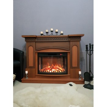 Semineu electric decorativ cu mobilier, Franco & Zakynthos, Nuc, Art Flame 1300 x 1020 x 400