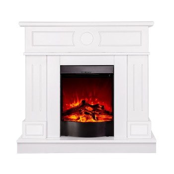 Semineu electric decorativ cu mobilier, Ambasador & Corsica, Alb, Art Flame 1048 x 1000 x 300