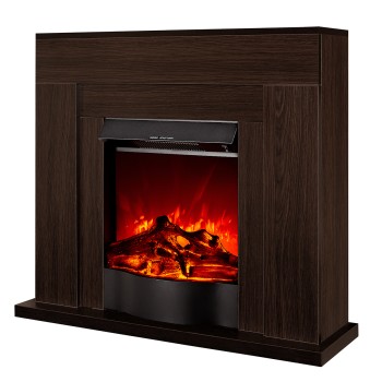 Semineu electric decorativ cu mobilier, Agnes  & Corsica, Wenge, Art Flame 950 x 850 x 300