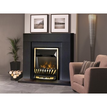 Semineu electric decorativ cu mobilier, Agnes  & Meridian, Wenge, Art Flame 950 x 850 x 300