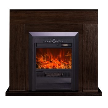 Semineu electric decorativ cu mobilier, Agnes  & Cristina, Wenge, Art Flame 950 x 850 x 300