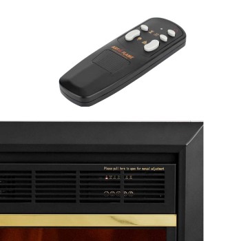 Semineu electric decorativ cu mobilier, Stone & Lorance, Nuc, Flacara multicolora, Art Flame 1180 x 880 x 305