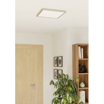 Plafonieră FUEVA 6 901323 Eglo, LED 17,5W 2700K, 4000K, 6500K IP20 oţel nichel satinat