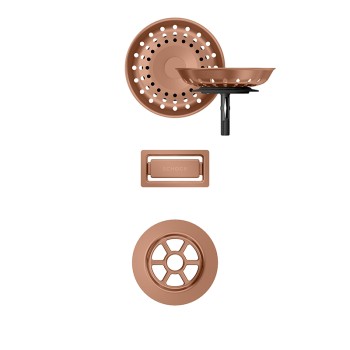 Chiuveta bucatarie Schock Greenwich N-100XL 750 x 456 mm Cristadur Puro, negru intens cu parti vizibile Cupru