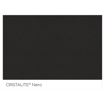 Chiuveta bucatarie Schock Lima D-100S Cristalite Nero 780 x 500 mm, compozit granit, reversibila, montare pe blat, negru