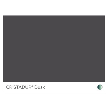 Chiuveta bucatarie Schock Kallio M-100 Cristadur Green Line Dusk 598 x 630 mm cu sifon, montare modul, gri inchis mat