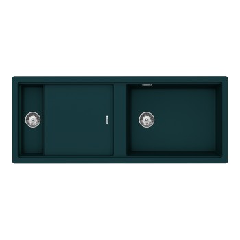 Chiuveta bucatarie Schock Prepstation D-150 Cristadur Green Line Ivy 1140 x 460 mm, reversibila, pe/sub blat