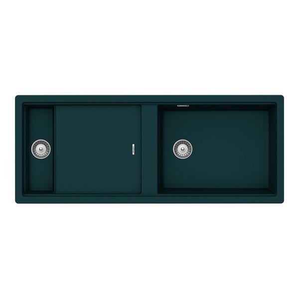Chiuveta bucatarie Schock Prepstation D-150 Cristadur Green Line Ivy 1140 x 460 mm, reversibila, pe/sub blat