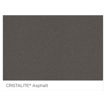 Chiuveta bucatarie Schock Element D-150 Cristalite Asphalt 1000 x 500 mm, reversibila, montare pe blat, gri asfalt
