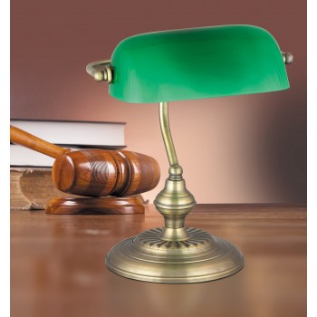 Lampa de birou Bank 4038 Rabalux, E27 60W, bronz-verde - 3