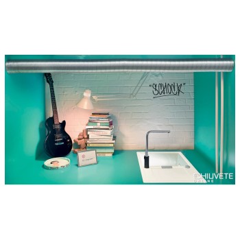 Chiuveta bucatarie Schock Mono D-100 Cristadur Berry 765 x 510 mm, compozit granit, reversibila, montare pe blat, purpuriu roz