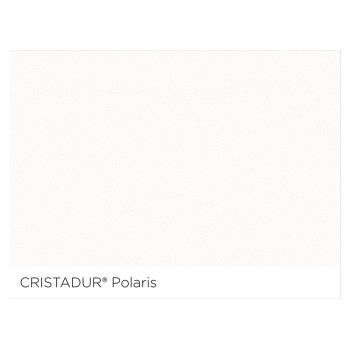 Chiuveta bucatarie Schock Mono N-100S 490 x 510 mm Cristadur Polaris, alb polar cu parti vizibile Gunmetal