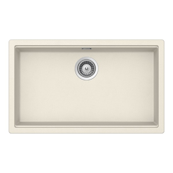 Chiuveta bucatarie Schock Lahti N-100XL Cristalite Vanilla 756 x 456 mm, compozit granit, montare pe/sub blat, bej deschis