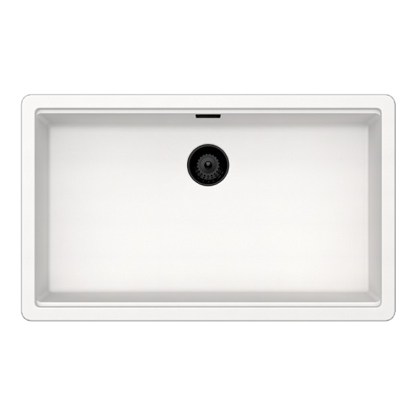 Chiuveta bucatarie Schock Greenwich N-100XL 750 x 456 mm Cristadur Polaris, alb polar cu parti vizibile Puro