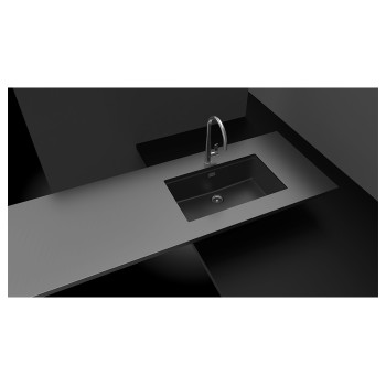 Chiuveta bucatarie Schock Greenwich N-100XL 750 x 456 mm Cristadur Polaris, alb polar cu parti vizibile Puro