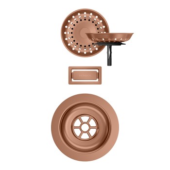 Chiuveta bucatarie Schock Signus N-100XL 790 x 500 mm Cristadur Polaris, alb polar cu parti vizibile Cupru