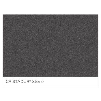 Chiuveta bucatarie Schock Signus D-150 Cristadur Stone 1000 x 500 mm, compozit granit, reversibila, montare pe blat, gri piatra
