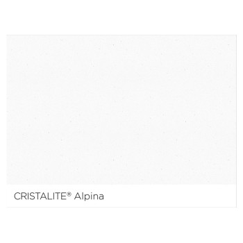 Chiuveta bucatarie Schock Pinedo D-100XS Cristalite Alpina 620 x 500 mm, compozit granit, reversibila, montare pe blat, alb