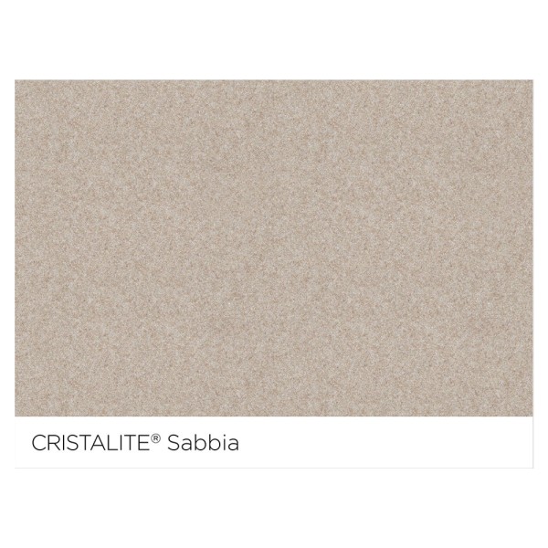 Chiuveta bucatarie Schock Element D-100L Cristalite Sabbia 1000 x 500 mm, compozit granit, reversibila, montare pe blat, nisip