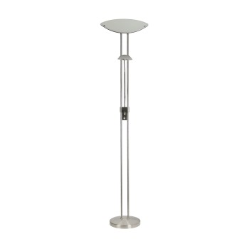Lampa de podea BAYA 85971 EGLO, Otel Nichel mat, Sticlă satinată Alb - 1