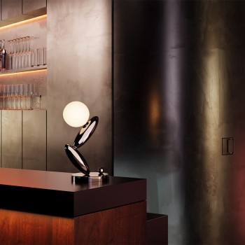 Lampă de masă Maytoni Resonance MOD482TL-L6PT3K cu LED integrat 3000K și dimmer tactil