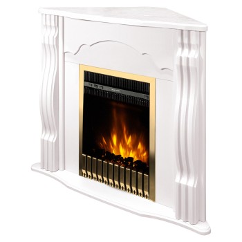 Semineu electric cu mobilier de colt Clasic & Gala gold, Art Flame, 882x950x473 mm, 2000W, Flacara reglabila, Timer