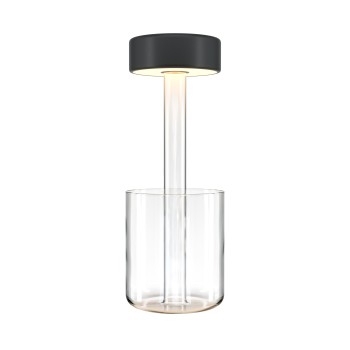 Veioză portabilă cu acumulator transparent Maytoni, H35, black