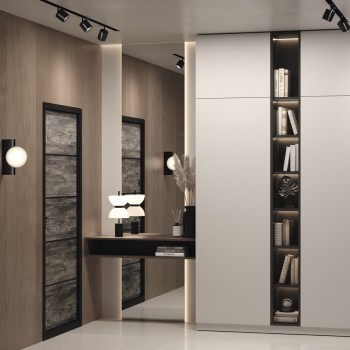 Veioză dormitor Kyoto negru Maytoni, H46