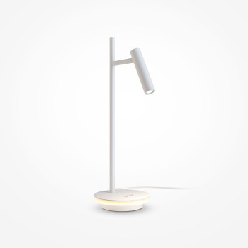Lampă de birou LED Estudo alb Maytoni, H45.5, 9W