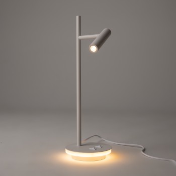 Lampă de birou LED Estudo alb Maytoni, H45.5, 9W