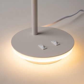 Lampă de birou LED Estudo alb Maytoni, H45.5, 9W