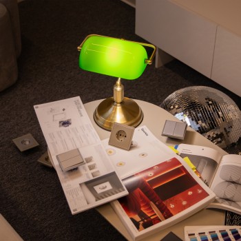 Lampă de birou Kiwi alamă Maytoni, H36