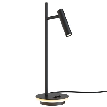 Lampă de birou LED Estudo negru Maytoni, H45.5, 9W