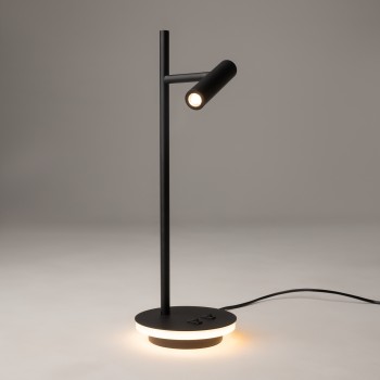 Lampă de birou LED Estudo negru Maytoni, H45.5, 9W