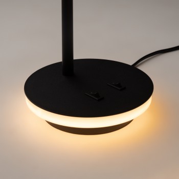Lampă de birou LED Estudo negru Maytoni, H45.5, 9W