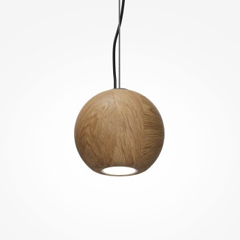 Pendul Basic Texture negru Maytoni, D12, 1xGU10, beige