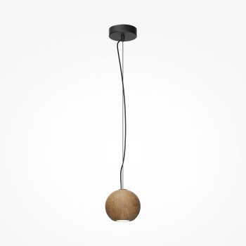 Pendul Basic Texture negru Maytoni, D12, 1xGU10, beige