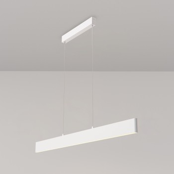 Lustră LED Step alb Maytoni, H100, 30W