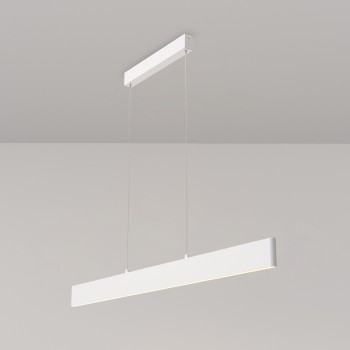 Lustră LED Step alb Maytoni, H100, 30W