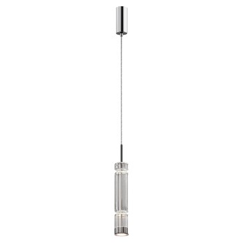 Pendul LED Ordo crom Maytoni, D8, 8W, H365